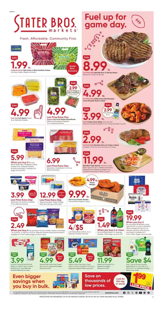 Current special promotions