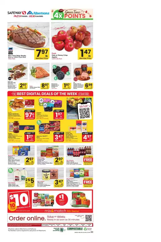 Safeway catalogue in Los Angeles CA | Save now with our deals | 2025-09-03T00:00:00.000Z - 2025-09-09T00:00:00.000Z
