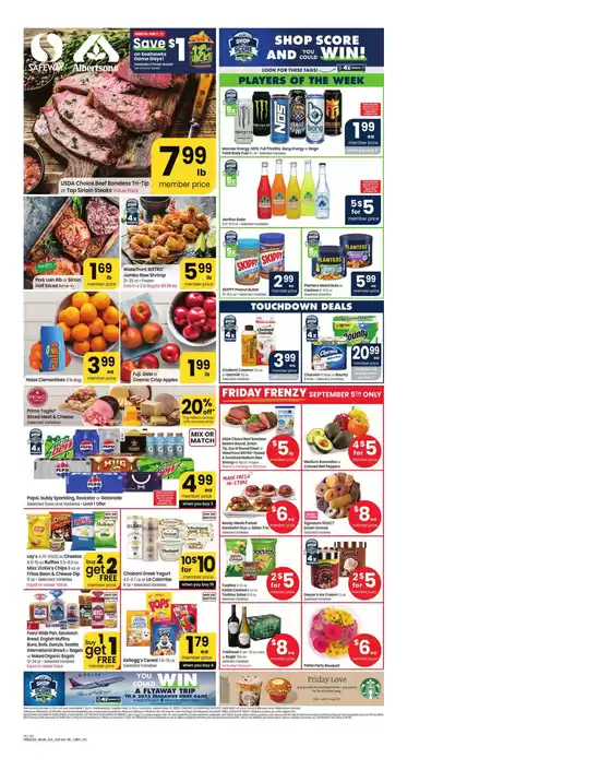 Safeway catalogue in Los Angeles CA | Offers for bargain hunters | 2025-09-03T00:00:00.000Z - 2025-09-09T00:00:00.000Z