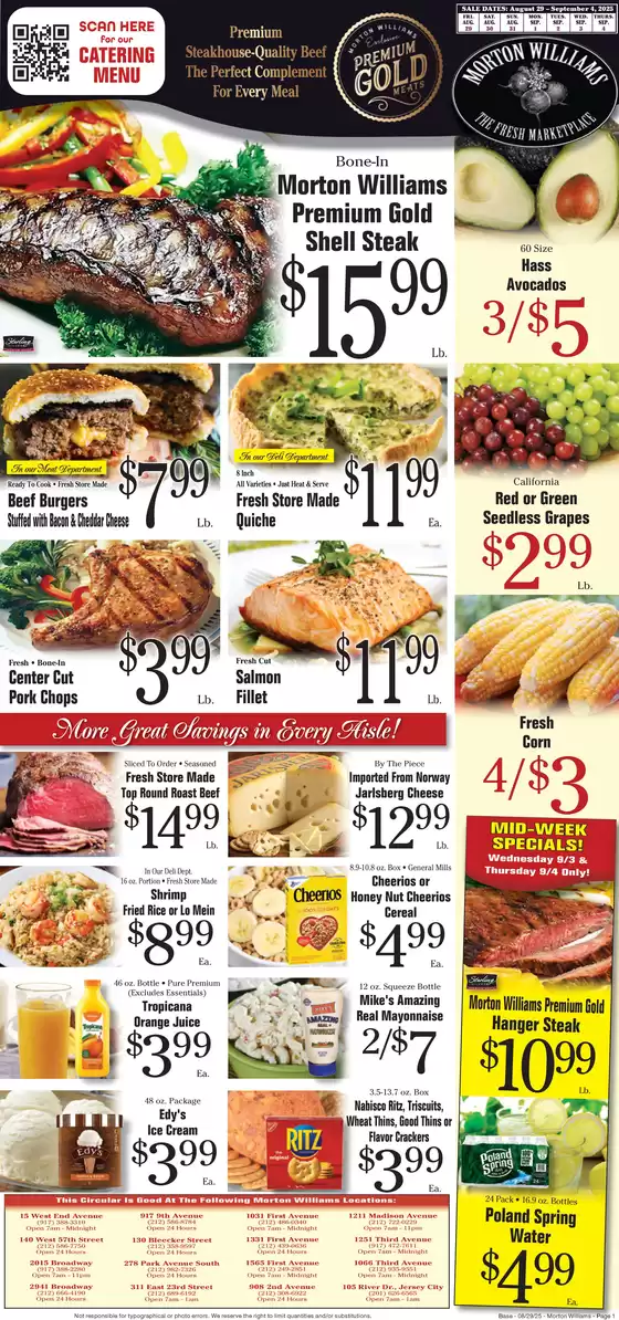 Morton Williams Weekly Specials