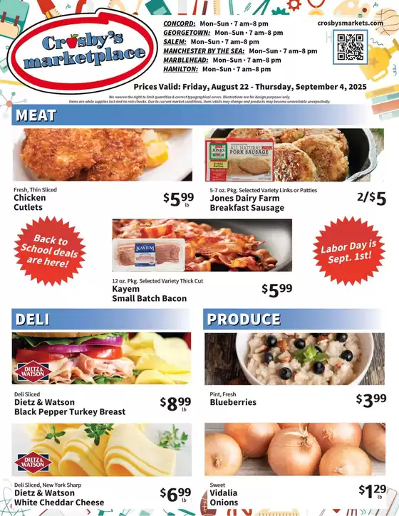 Crosby's Marketplace  catalogue in Philipsburg PA | Catalog Crosby's Marketplace  | 2025-09-03T00:00:00.000Z - 2025-09-17T00:00:00.000Z