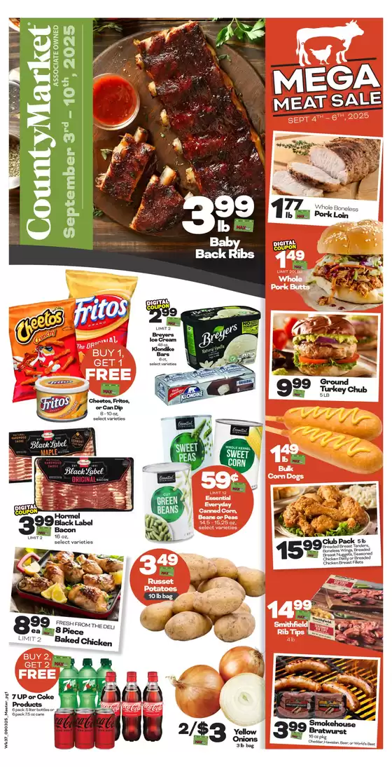 County Market catalogue in Pittsburgh PA | Our best deals for you | 2025-09-03T00:00:00.000Z - 2025-09-10T00:00:00.000Z