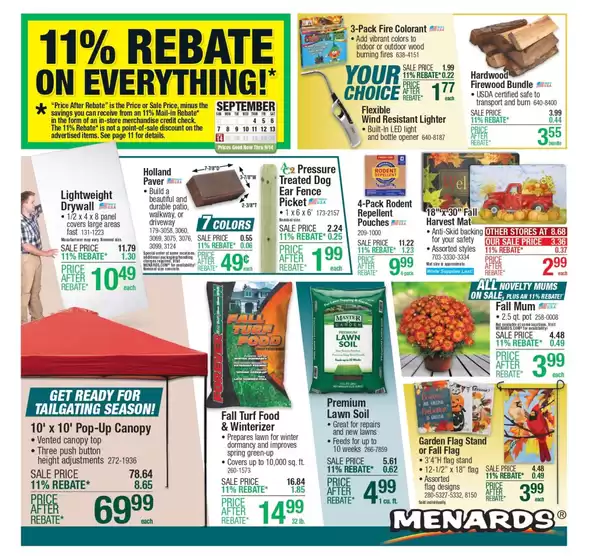 Menards catalogue in Altoona PA | Menards Weekly Ad September 4 – September 14, 2025 | 2025-09-03T00:00:00.000Z - 2025-09-17T00:00:00.000Z