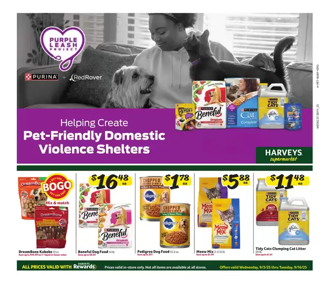 Harveys Supermarkets catalogue in Pittsburgh PA | In-Store Flyer | 2025-09-03T00:00:00.000Z - 2025-09-16T00:00:00.000Z