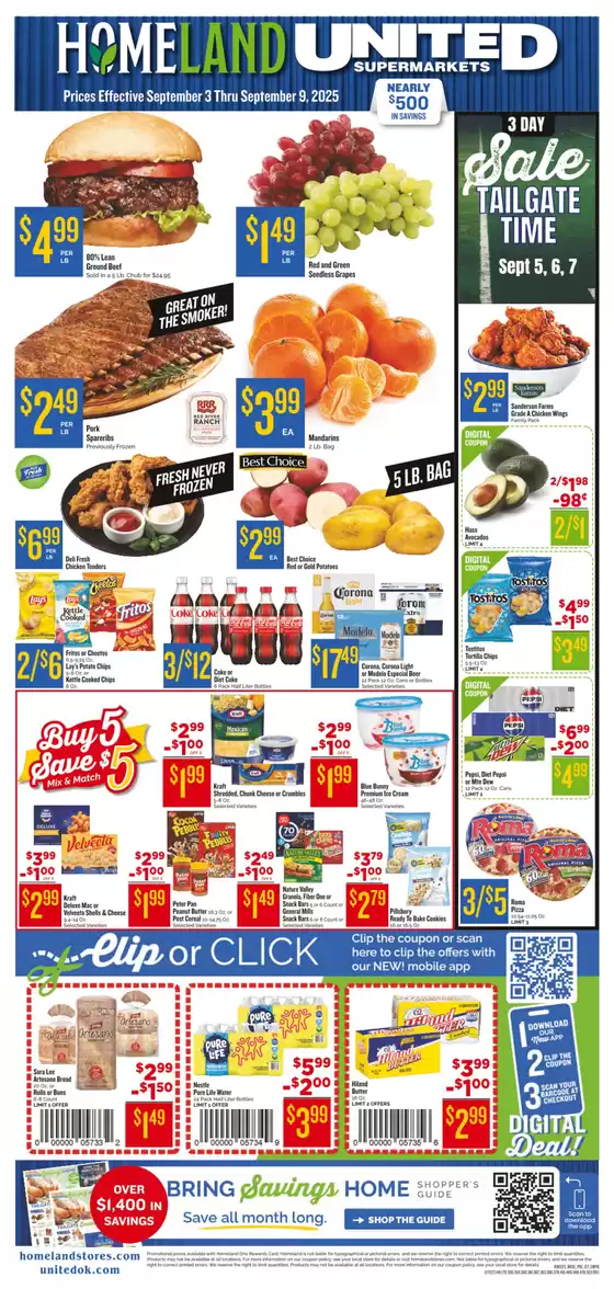 Homeland Market catalogue in Pittsburgh PA | Weekly Specials! | 2025-09-03T00:00:00.000Z - 2025-09-09T00:00:00.000Z