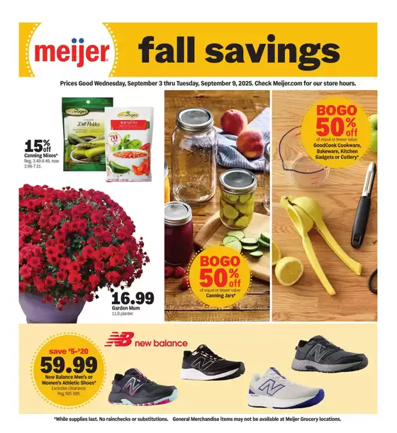 Meijer catalogue in Vassar MI | Great offer for bargain hunters | 2025-09-03T00:00:00.000Z - 2025-09-09T00:00:00.000Z