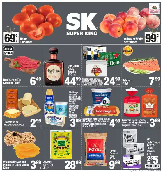 Weekly add Super King Markets