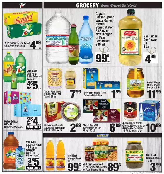 Weekly add Super King Markets