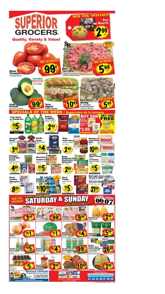 Weekly Specials