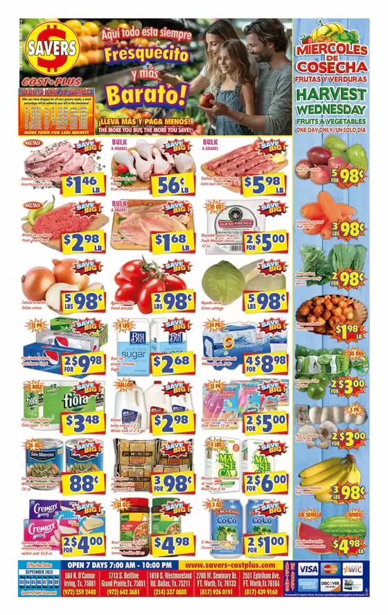 Wide range of offers