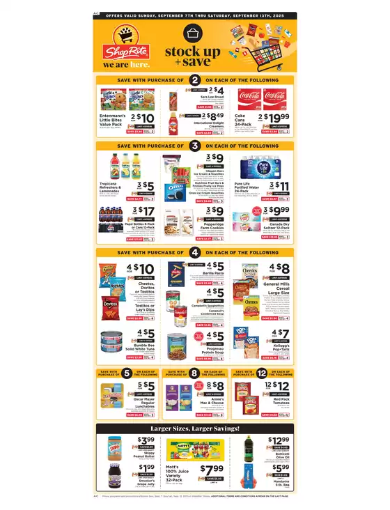 ShopRite catalogue in Levittown PA | Top offers for all bargain hunters | 2025-09-04T00:00:00.000Z - 2025-09-13T00:00:00.000Z