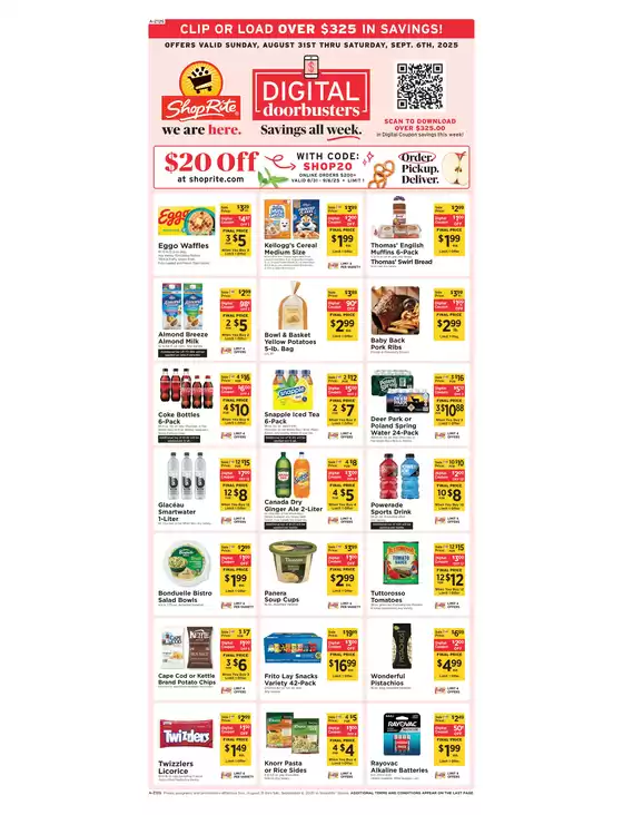 ShopRite catalogue in Levittown PA | Our best offers for you | 2025-08-28T00:00:00.000Z - 2025-09-06T00:00:00.000Z
