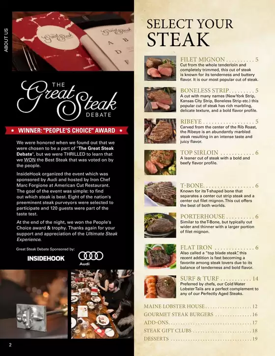 Chicago Steak Company 2024 Winter/Spring Catalog