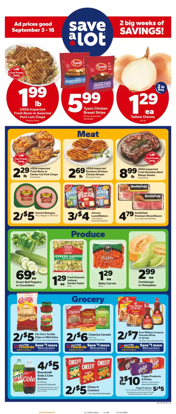 Save a Lot catalogue | Current special promotions | 2025-09-03T00:00:00.000Z - 2025-09-16T00:00:00.000Z
