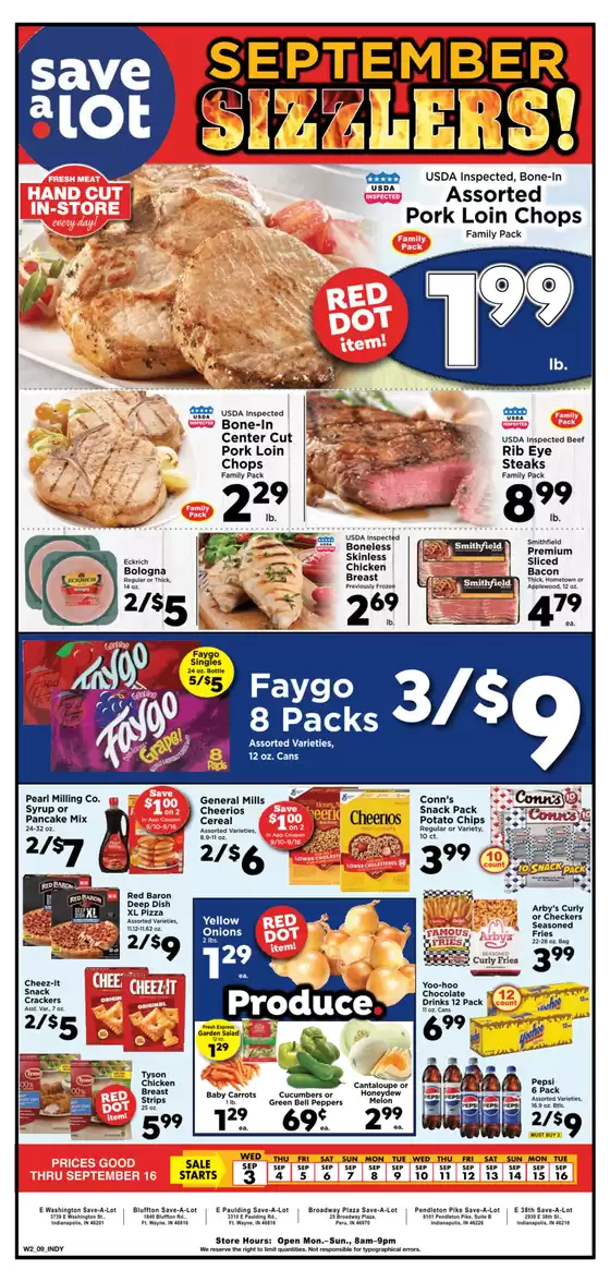 Save a Lot catalogue in Hampton SC | Exclusive deals and bargains | 2025-09-03T00:00:00.000Z - 2025-09-16T00:00:00.000Z