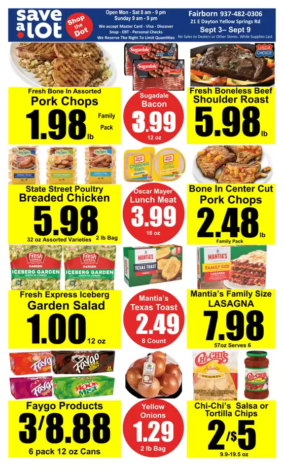 Save a Lot catalogue in Hampton SC | Offers for bargain hunters | 2025-09-03T00:00:00.000Z - 2025-09-09T00:00:00.000Z