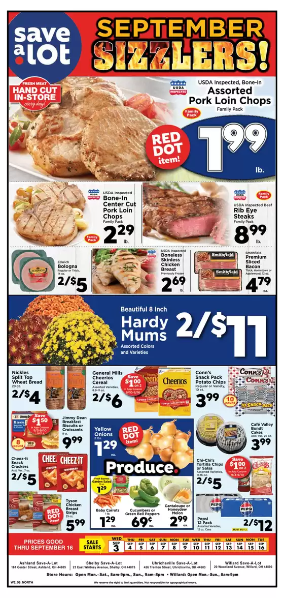 Save a Lot catalogue in Hampton SC | Great offer for bargain hunters | 2025-09-03T00:00:00.000Z - 2025-09-16T00:00:00.000Z