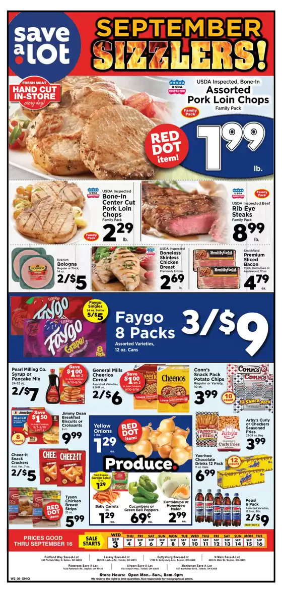 Wide range of offers
