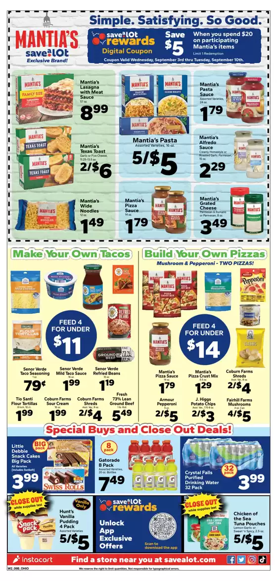 Wide range of offers
