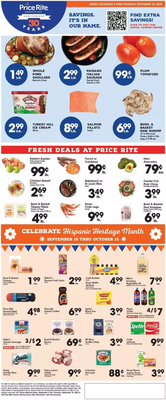 Price Rite catalogue in Wichita KS | Weekly Ads Price Rite | 2025-09-05T00:00:00.000Z - 2025-09-18T00:00:00.000Z