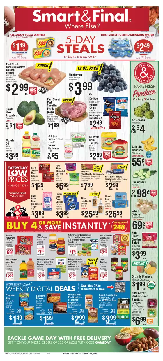 Smart & Final catalogue in Wichita KS | Top deals and discounts | 2025-09-05T00:00:00.000Z - 2025-09-09T00:00:00.000Z