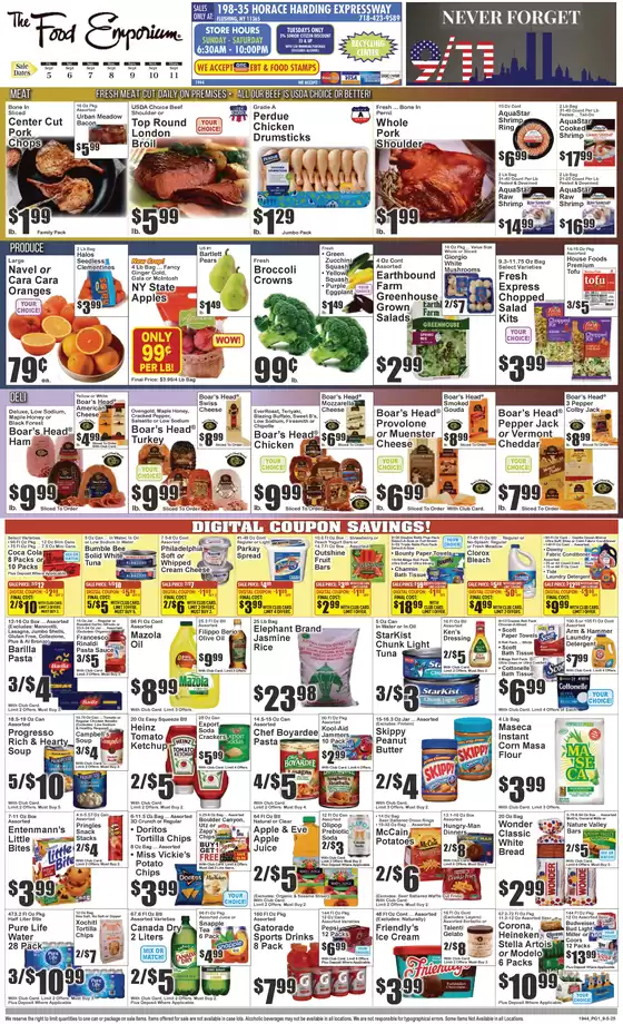 The Food Emporium catalogue in Wichita KS | Great discounts on selected products | 2025-09-05T00:00:00.000Z - 2025-09-11T00:00:00.000Z