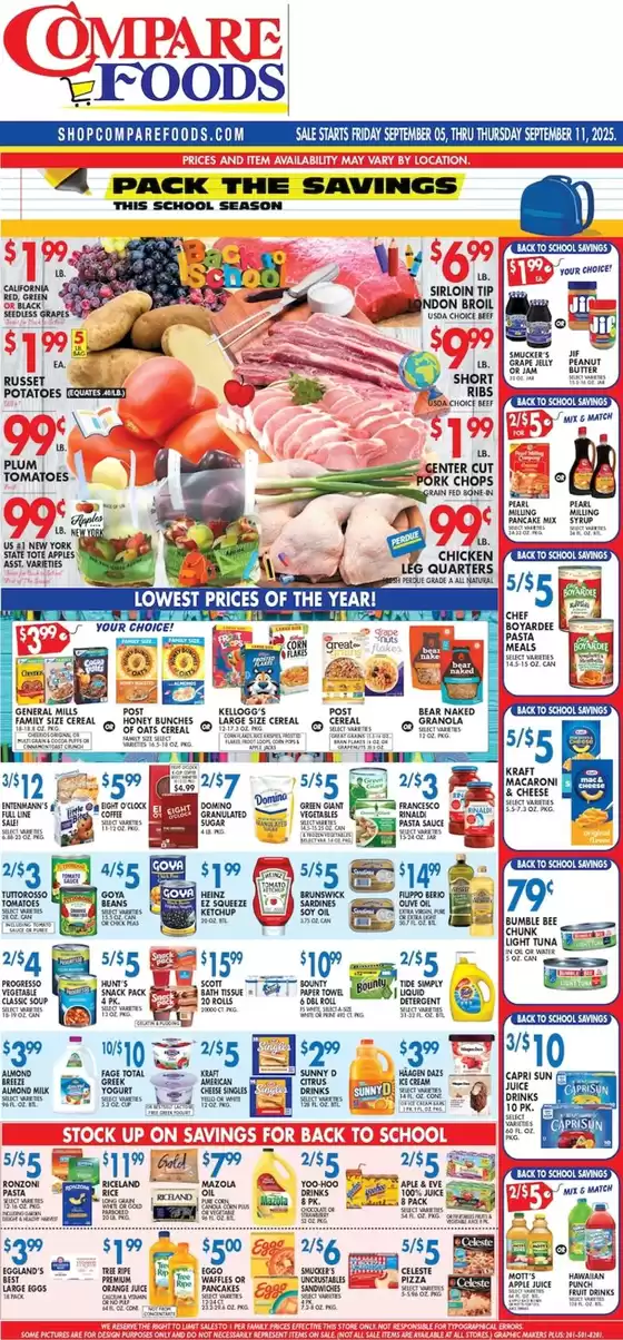 Compare Foods weekly ad