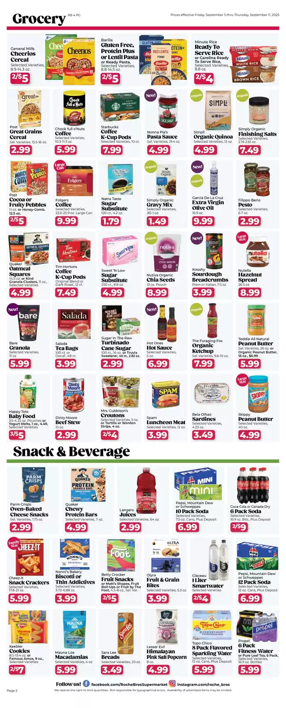 Rochebros weekly ad