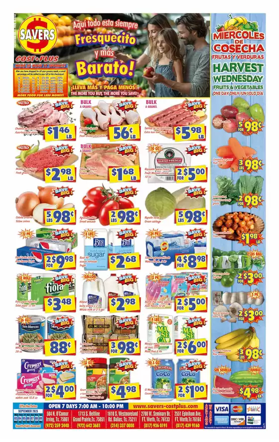 Savers Cost Plus catalogue in Mechanicsburg PA | Current deals and offers | 2025-09-06T00:00:00.000Z - 2025-09-20T00:00:00.000Z