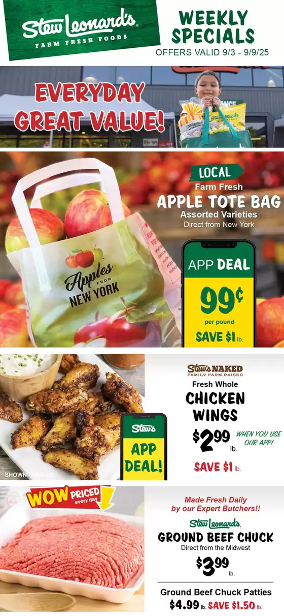 Stew Leonard's catalogue in Hollidaysburg PA | Our best deals for you | 2025-09-06T00:00:00.000Z - 2025-09-20T00:00:00.000Z