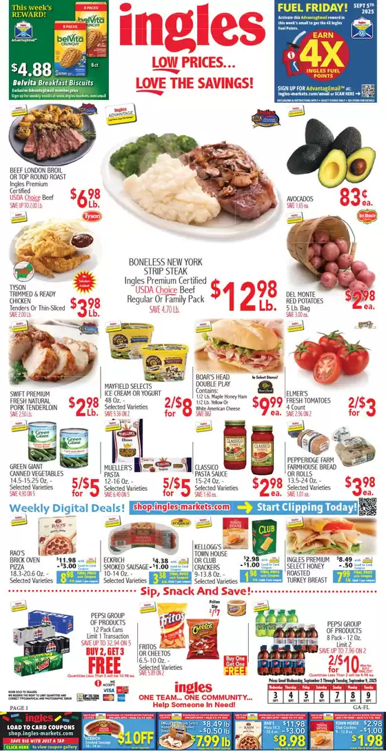 Ingles Markets catalogue in Mechanicsburg PA | Our best bargains | 2025-09-06T00:00:00.000Z - 2025-09-20T00:00:00.000Z