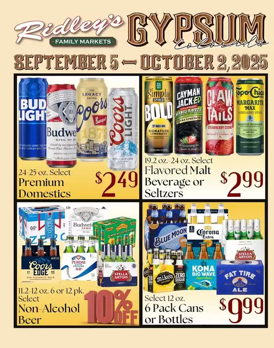 Ridley's Family Markets catalogue in Mechanicsburg PA | Top offers for smart savers | 2025-09-05T00:00:00.000Z - 2025-10-02T00:00:00.000Z