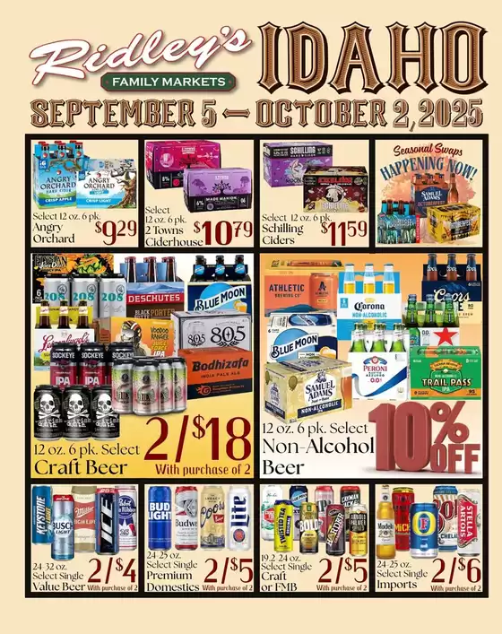 Ridley's Family Markets catalogue in Mechanicsburg PA | Current special promotions | 2025-09-05T00:00:00.000Z - 2025-10-02T00:00:00.000Z