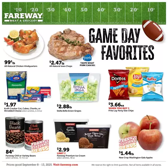Fareway catalogue in Ennis TX | Great offer for all customers | 2025-09-07T00:00:00.000Z - 2025-09-21T00:00:00.000Z