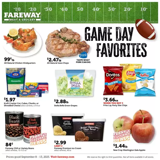 Fareway catalogue in Ennis TX | Save now with our deals | 2025-09-07T00:00:00.000Z - 2025-09-21T00:00:00.000Z