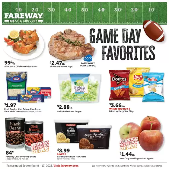 Fareway catalogue in Ennis TX | Discounts and promotions | 2025-09-07T00:00:00.000Z - 2025-09-21T00:00:00.000Z