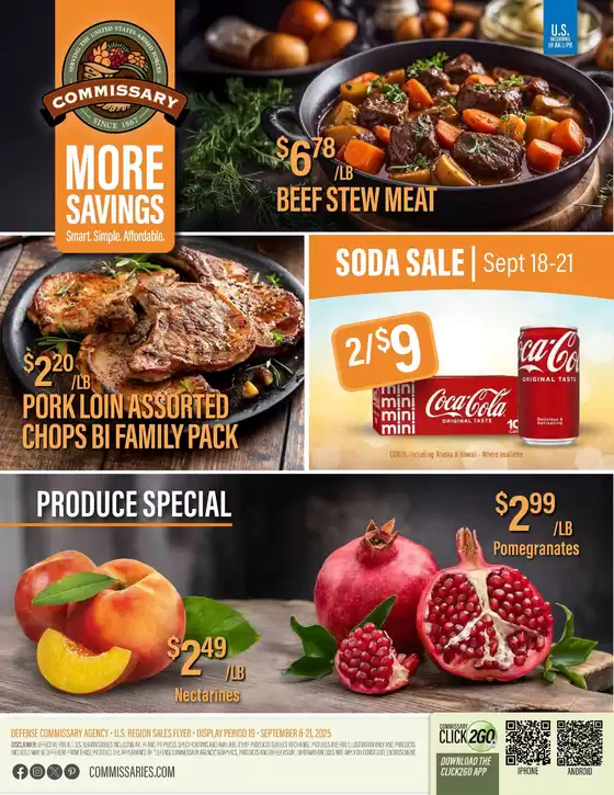 Commissary catalogue in Mccall ID | Flyer Commissary | 2025-09-08T00:00:00.000Z - 2025-09-21T00:00:00.000Z