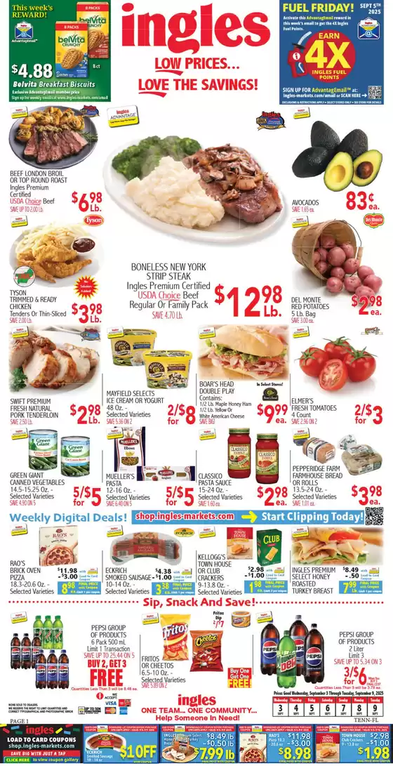 Ingles Markets catalogue in Ocean Springs MS | Exclusive deals for our customers | 2025-09-08T00:00:00.000Z - 2025-09-22T00:00:00.000Z