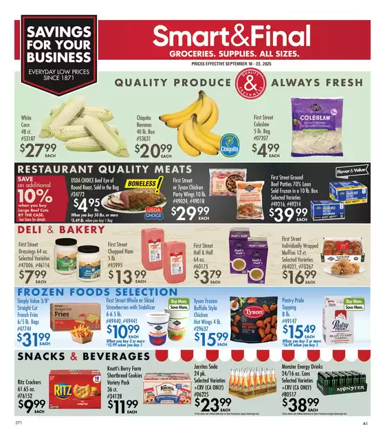 Smart & Final catalogue in Hancock MD | Business & Club Savings (09/10/2025 - 09/23/2025) | 2025-09-09T00:00:00.000Z - 2025-09-23T00:00:00.000Z