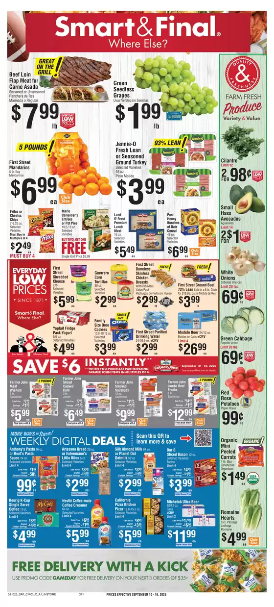 Smart & Final catalogue in Hancock MD | Exclusive deals for our customers | 2025-09-09T00:00:00.000Z - 2025-09-11T00:00:00.000Z
