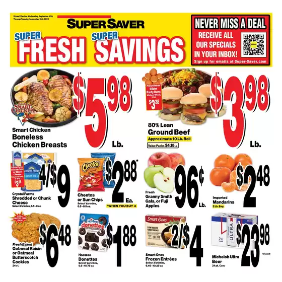 Super Saver catalogue in Columbia IL | Exclusive bargains | 2025-09-10T00:00:00.000Z - 2025-09-16T00:00:00.000Z