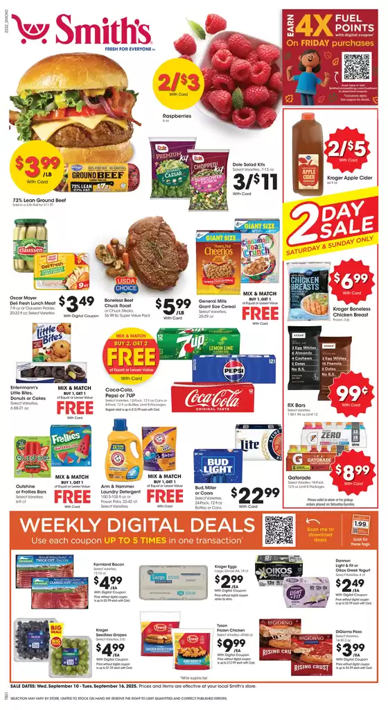 Smith's catalogue in Ranson WV | Current bargains and offers | 2025-09-10T00:00:00.000Z - 2025-09-16T00:00:00.000Z