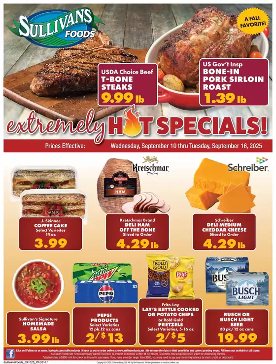 Sullivan's Foods  catalogue | Exclusive deals for our customers | 2025-09-10T00:00:00.000Z - 2025-09-16T00:00:00.000Z