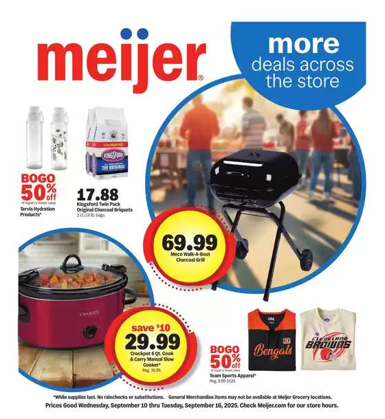 Meijer catalogue in Beloit OH | Exclusive deals for our customers | 2025-09-10T00:00:00.000Z - 2025-09-16T00:00:00.000Z