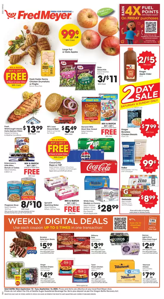 Fred Meyer catalogue in Lees Summit MO | Exclusive deals for our customers | 2025-09-10T00:00:00.000Z - 2025-09-16T00:00:00.000Z
