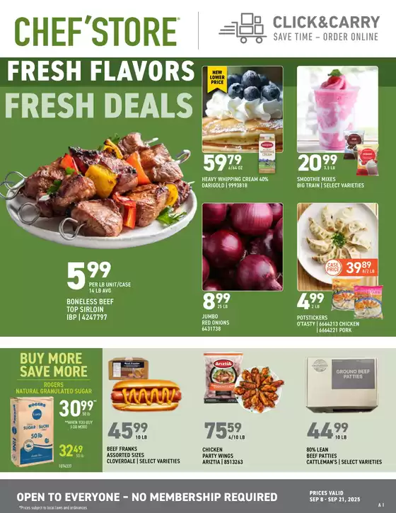 Chef'Store catalogue in Columbia IL | Top offers for smart savers | 2025-09-09T00:00:00.000Z - 2025-09-23T00:00:00.000Z