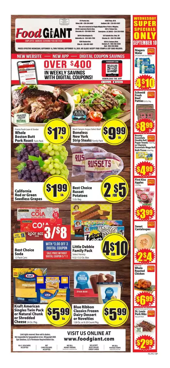 Food Giant catalogue in Temecula CA | Weekly Ad | 2025-09-10T00:00:00.000Z - 2025-09-16T00:00:00.000Z
