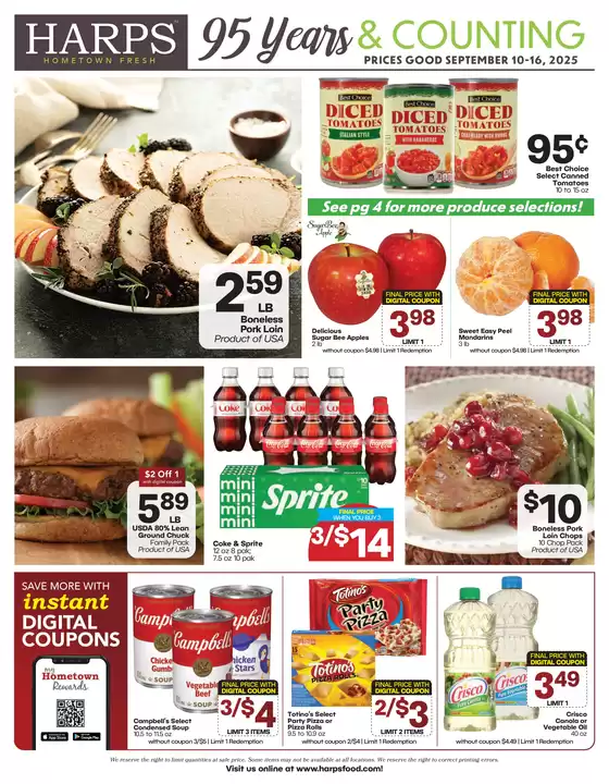 Harp's Market catalogue in Pittsburg KS | Our best bargains | 2025-09-10T00:00:00.000Z - 2025-09-16T00:00:00.000Z