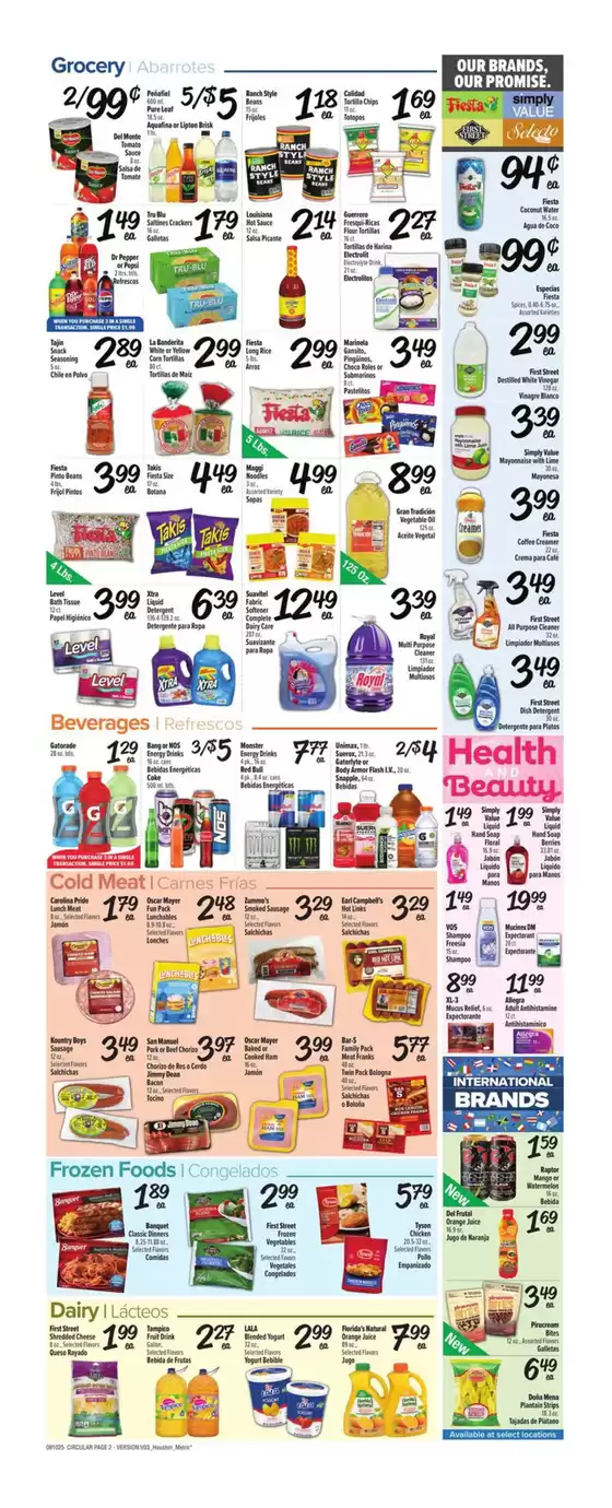 Current bargains and offers