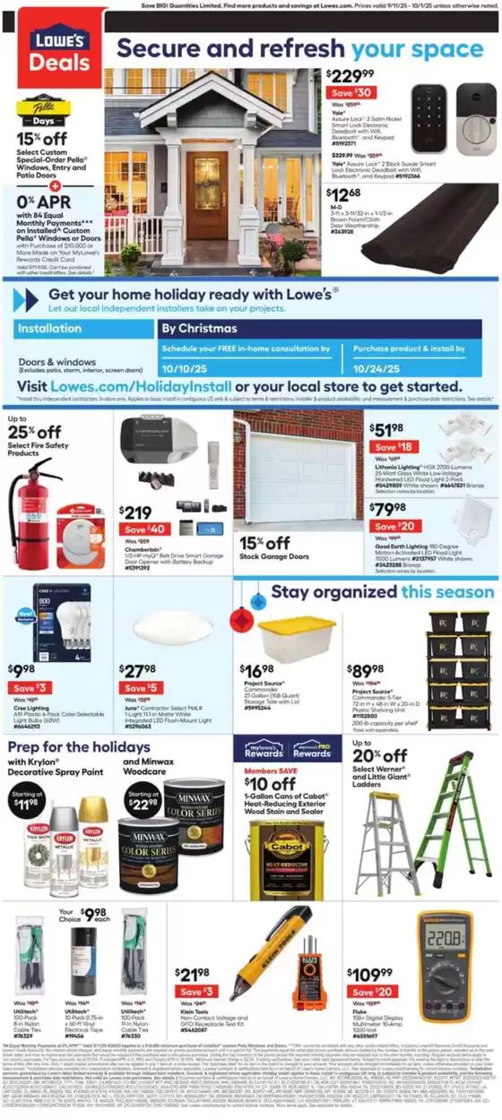 Wide range of offers